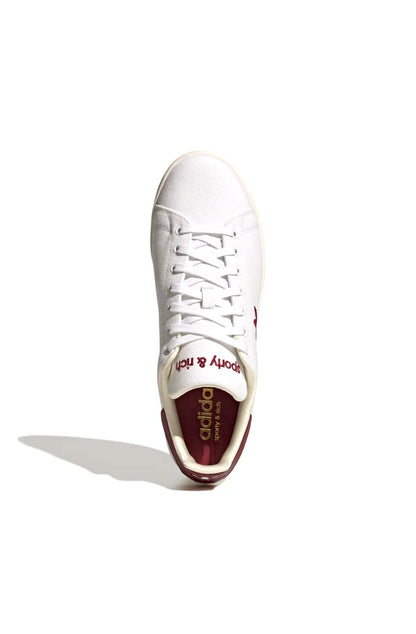 Tênis Adidas Stan Smith Sporty&Rich Branco/Bordo