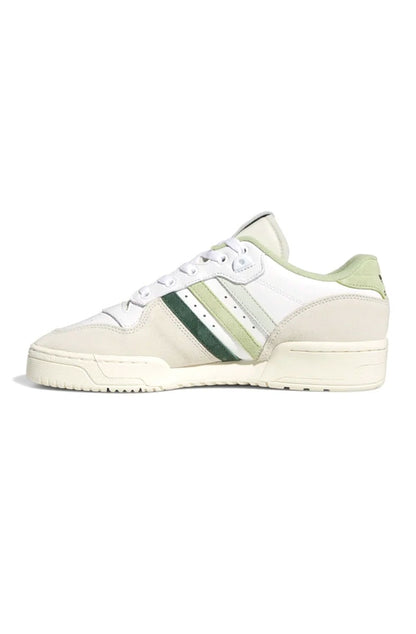 Tênis Adidas Rivalry Low Off-White/Verde