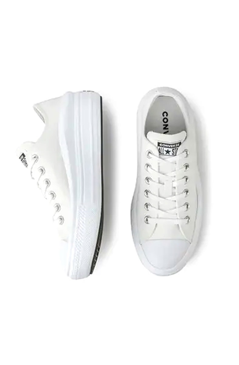 Tênis Converse Chuck Taylor All-Star Plataforma Lift Move Branco/Branco CT15920002