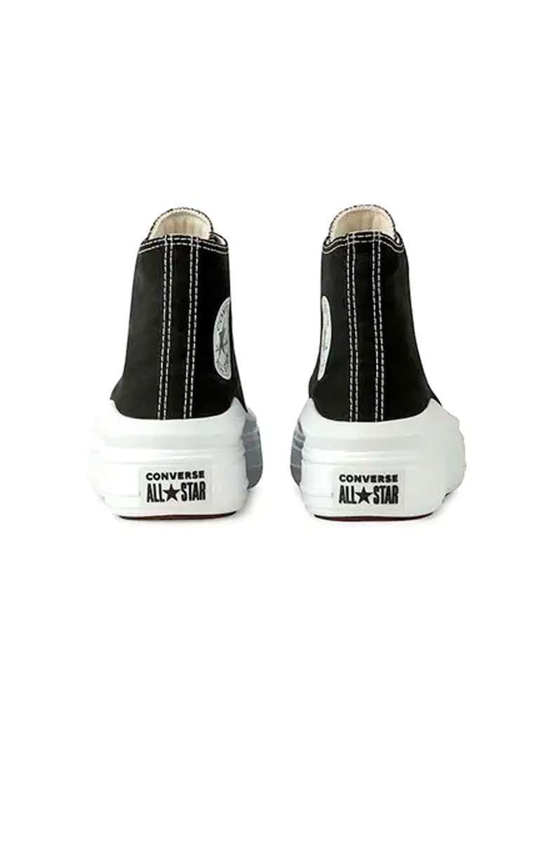 Tênis Converse Chuck Taylor All-Star Plataforma Hi Move Preto/Branco