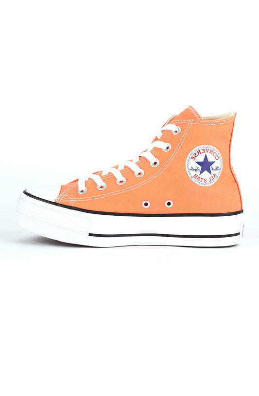 Tênis Converse Chuck Taylor All Star Lift Hi Plataforma Seasonal Laranja/Branco