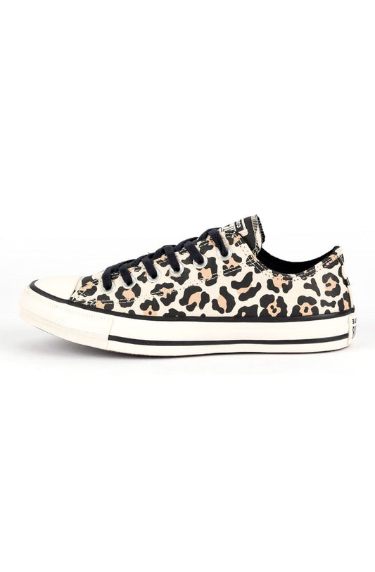 Tênis Converse Chuck Taylor All Star Low Animal Print Ox Bege/Amendoa