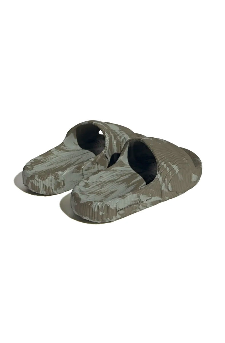 Chinelo Adidas Adilette 22 Verde Prateado