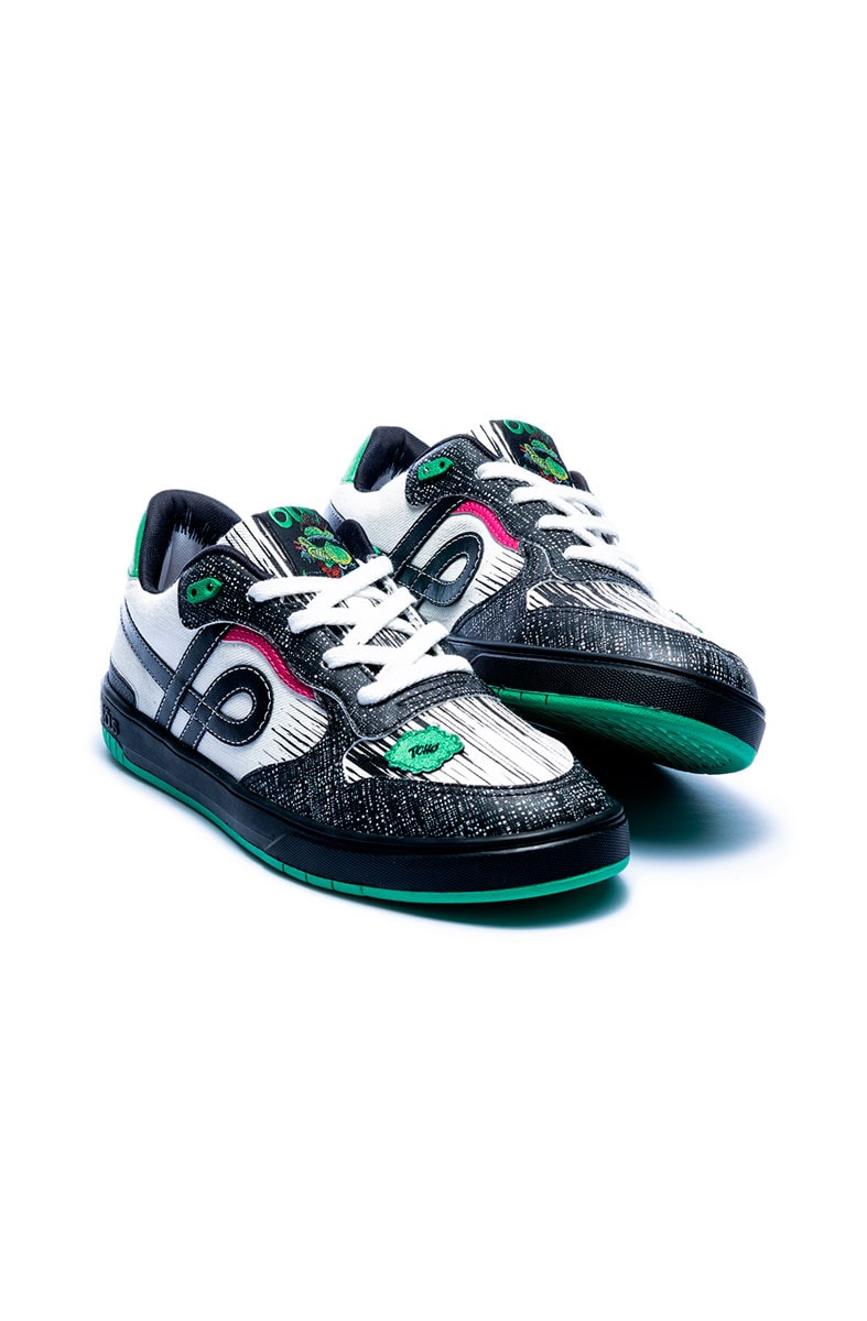 Tênis OUS Bets x Angeli Bob Cuspe Preto/Branco/Verde
