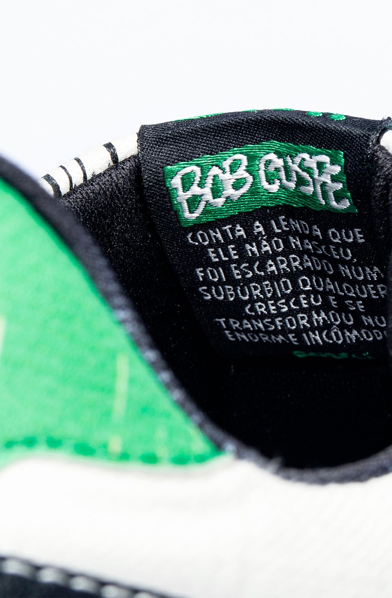 Tênis OUS Bets x Angeli Bob Cuspe Preto/Branco/Verde