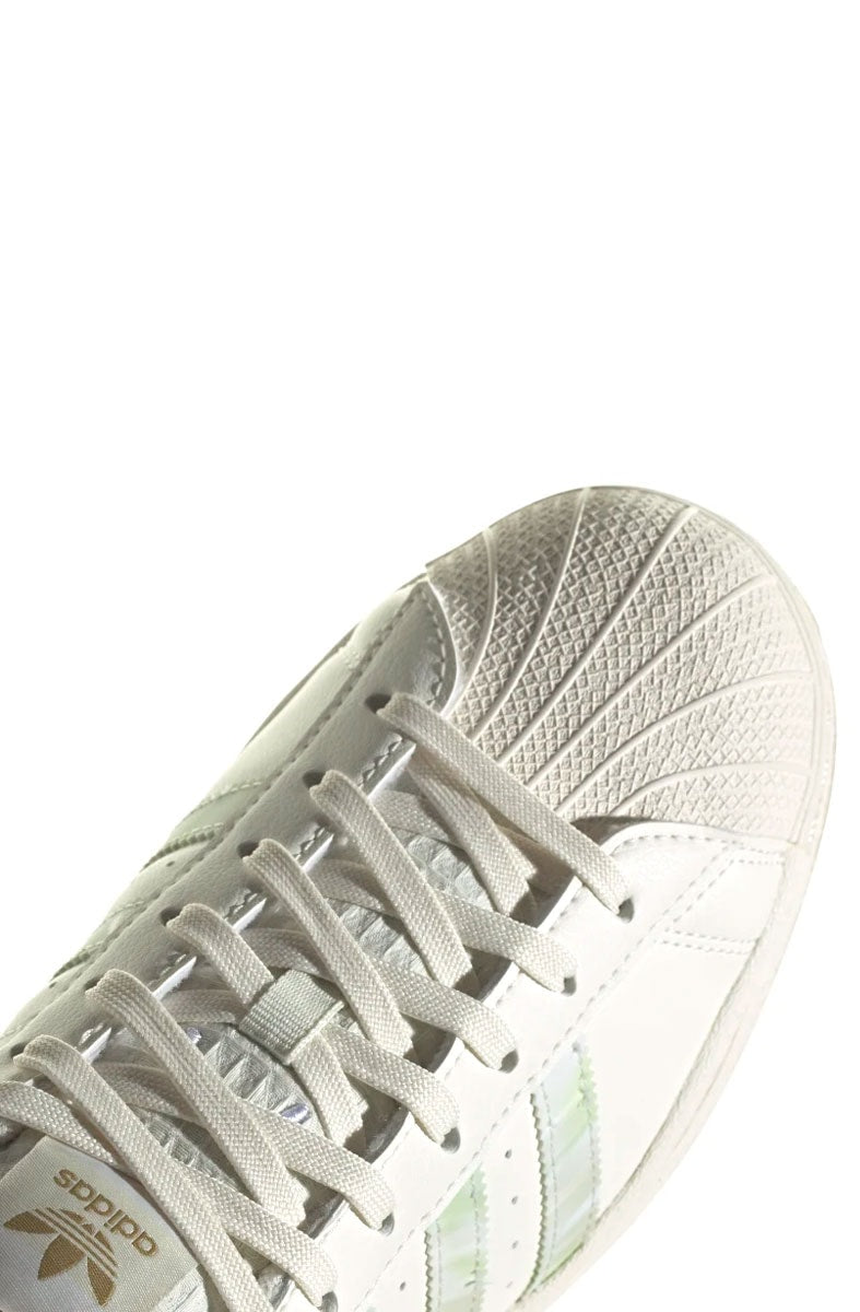 Tênis Adidas Superstar Vegan Feminino Off White