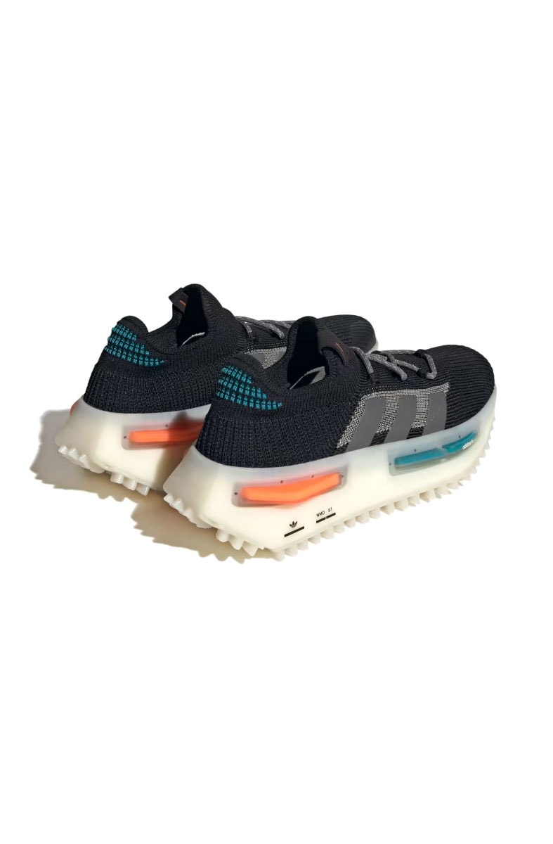 Tênis Adidas NMD S1 Preto/Cinza/Off-White