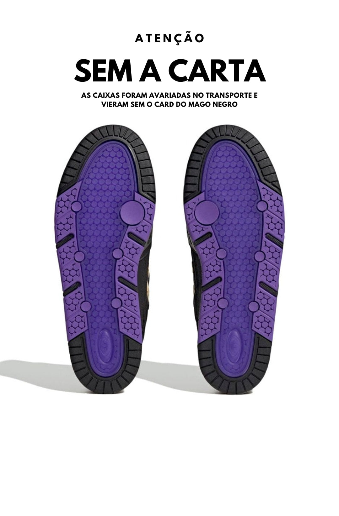 **SEM CARD** Tênis Adidas ADI2000 YU-GI-OH Preto/Roxo