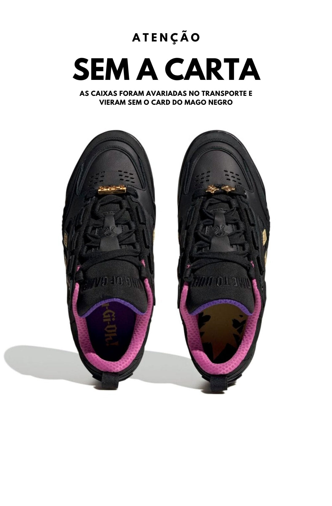**SEM CARD** Tênis Adidas ADI2000 YU-GI-OH Preto/Roxo