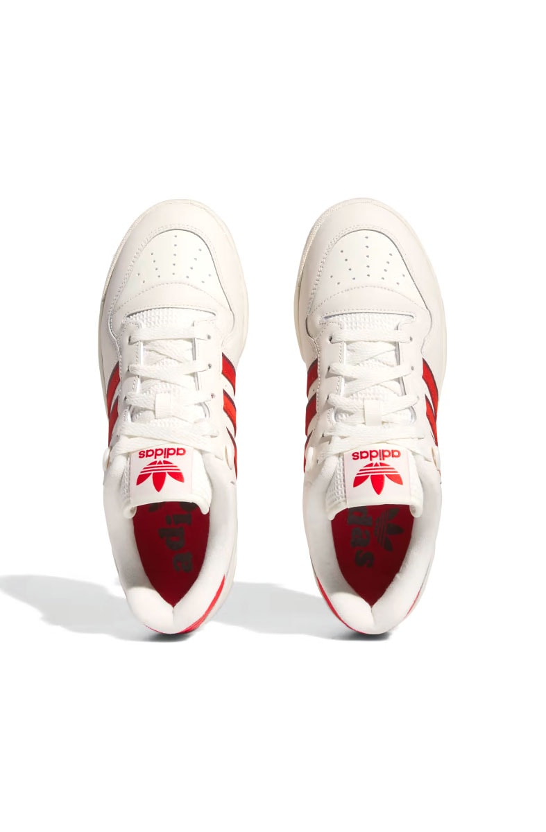 Tênis Adidas Rivalry Low Branco/Vermelho