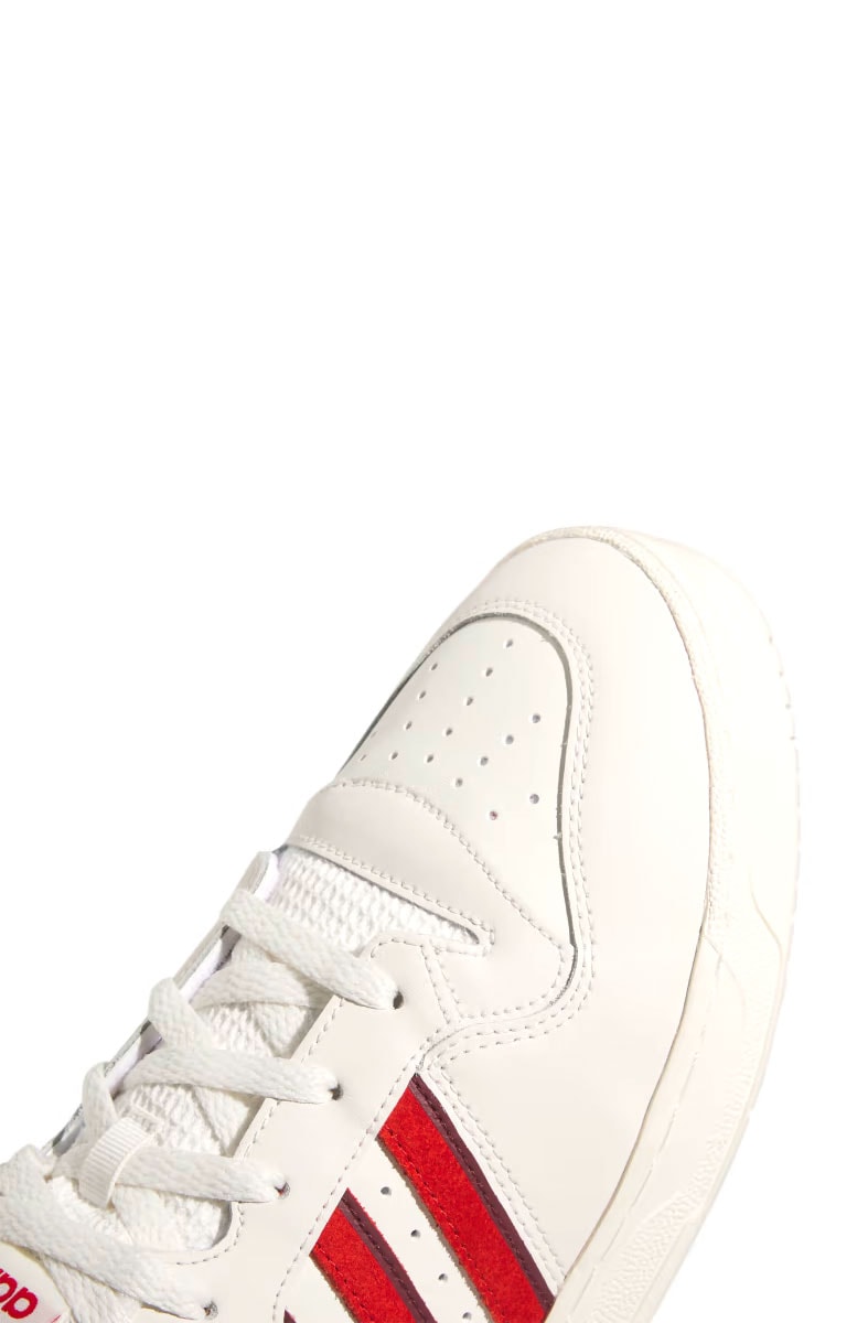 Tênis Adidas Rivalry Low Branco/Vermelho