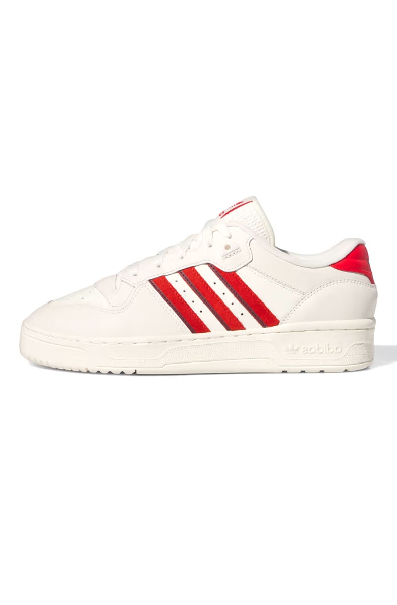 Tênis Adidas Rivalry Low Branco/Vermelho