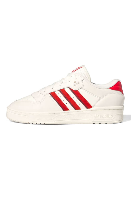 Tênis Adidas Rivalry Low Branco/Vermelho