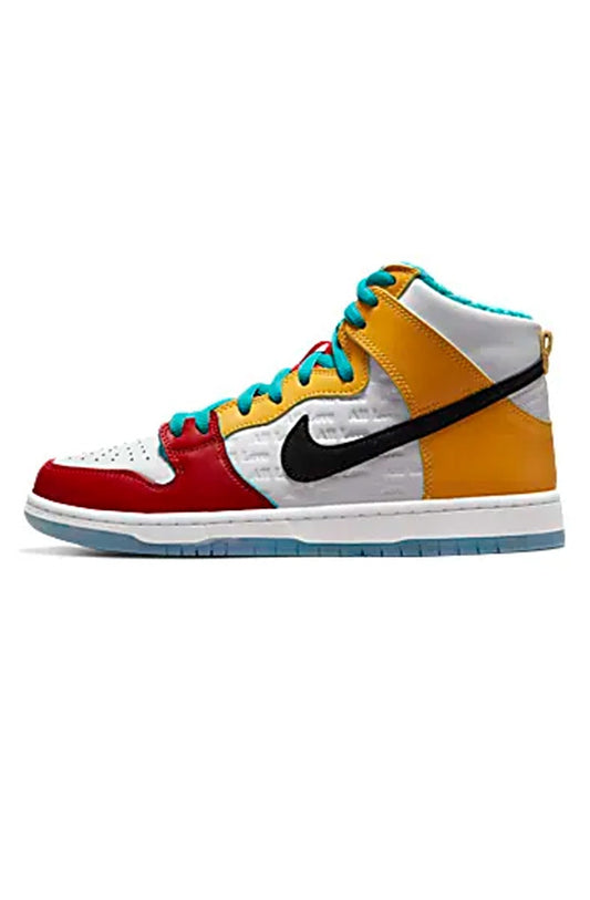 Tênis Nike SB Dunk High Pro x froSkate "All Love, No Hate" Branco/Colorido DH7778-100