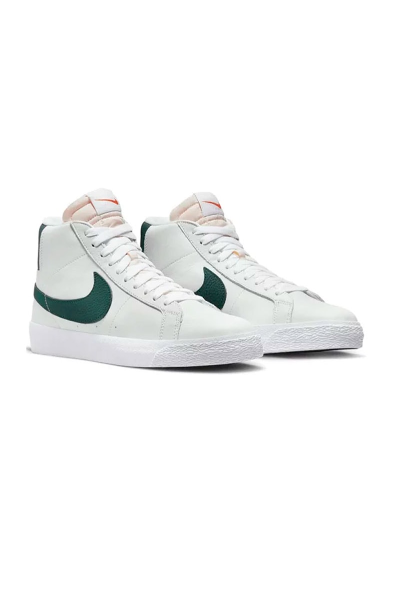 Tênis Nike SB Zoom Blazer MID ISO Branco/Verde DR9092-100