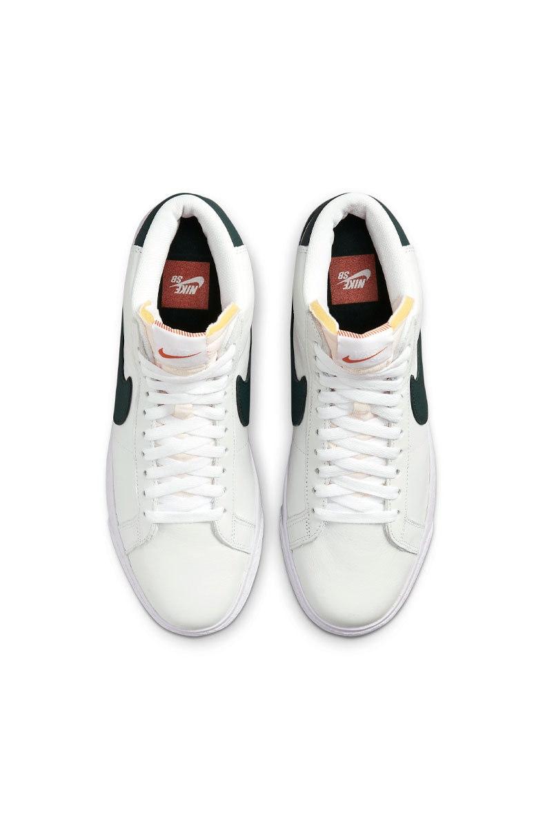 Tênis Nike SB Zoom Blazer MID ISO Branco/Verde DR9092-100