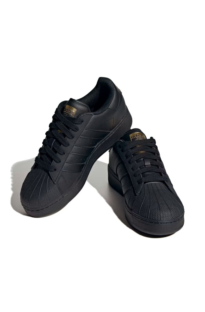 Tênis Adidas Superstar XLG Preto/Dourado ID4656