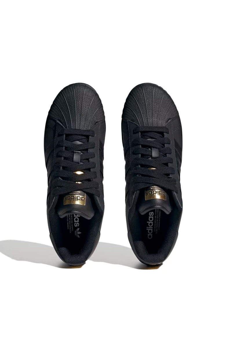Tênis Adidas Superstar XLG Preto/Dourado ID4656