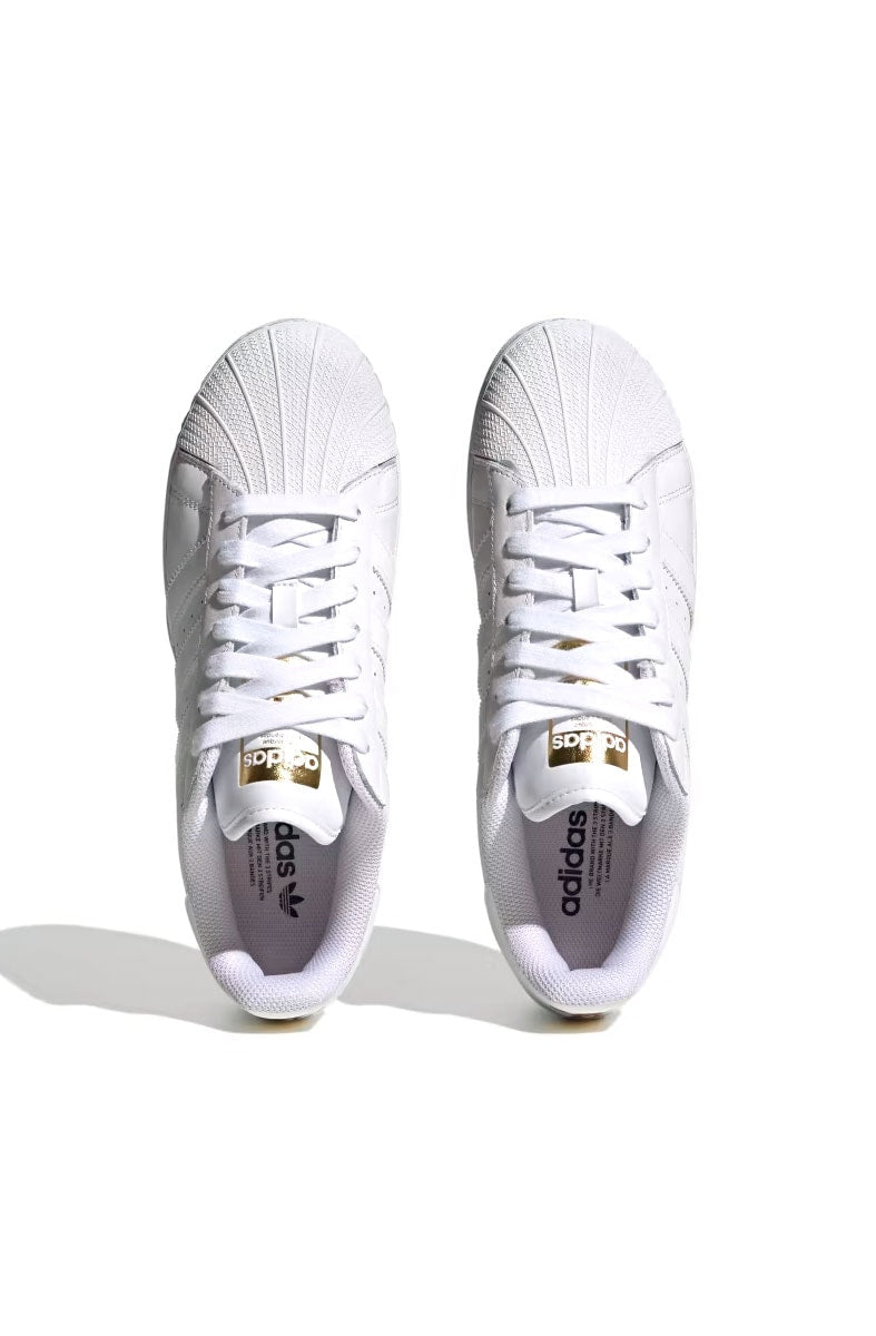 Tênis Adidas Superstar XLG Branco/Dourado ID4655