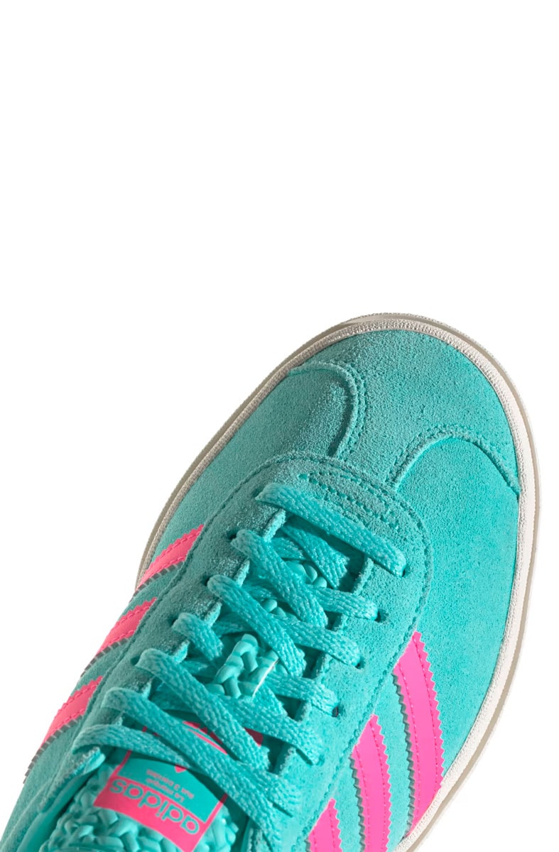 Tênis Adidas Gazelle Bold Feminino Turquesa/Rosa ID7026