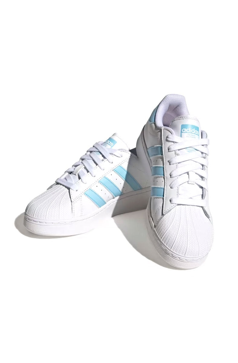 Tênis Adidas Superstar XLG Branco/Azul IF3003