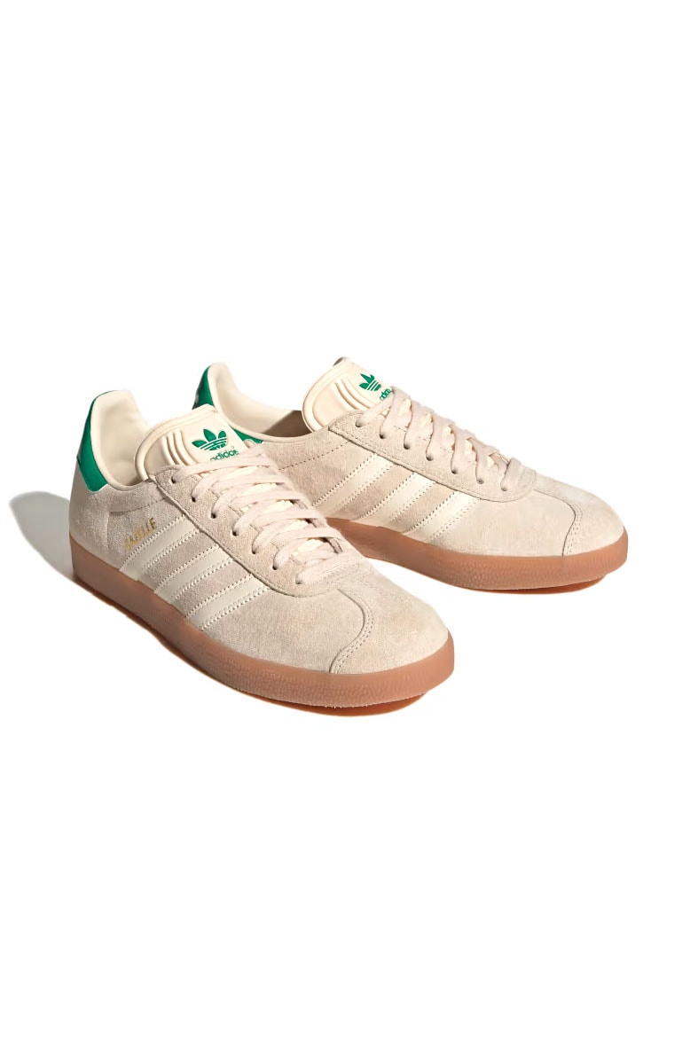 Tênis Adidas Gazelle Bege/Branco IF3235