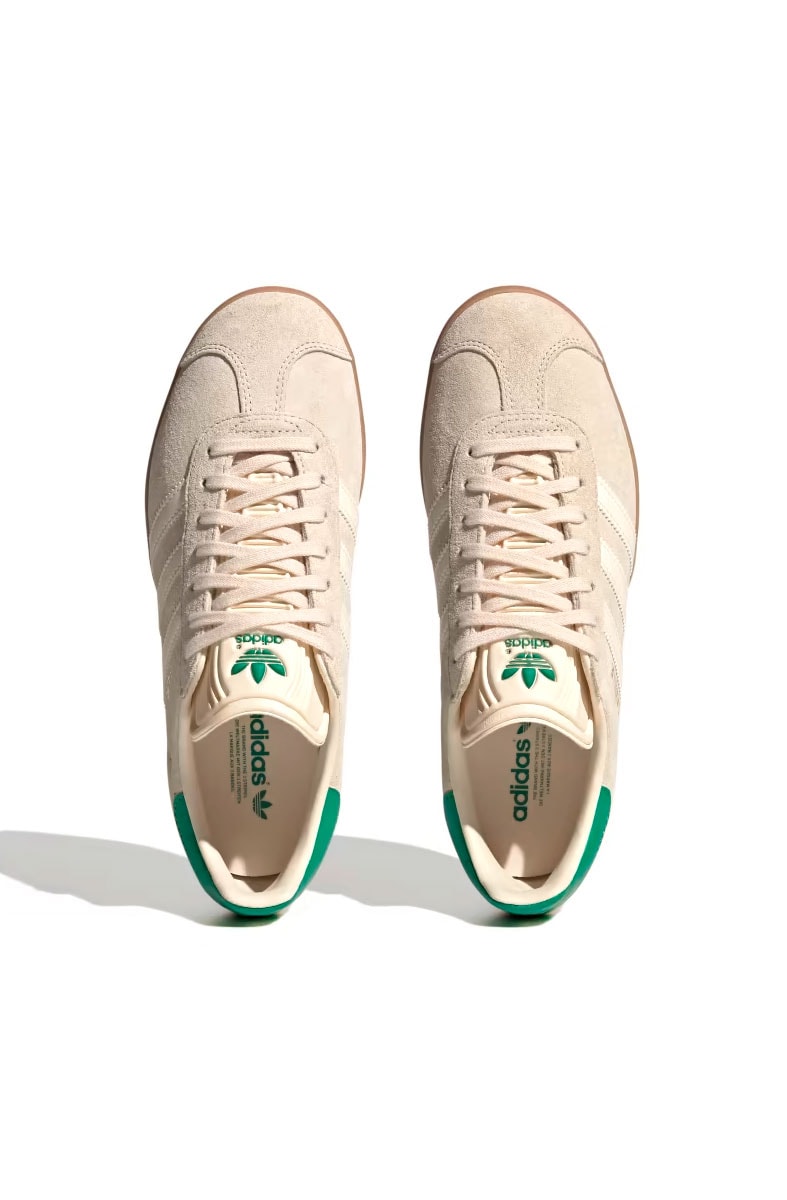 Tênis Adidas Gazelle Bege/Branco IF3235