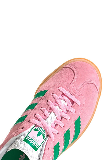 Tênis Adidas Gazelle Bold Feminino Rosa/Verde IE0420