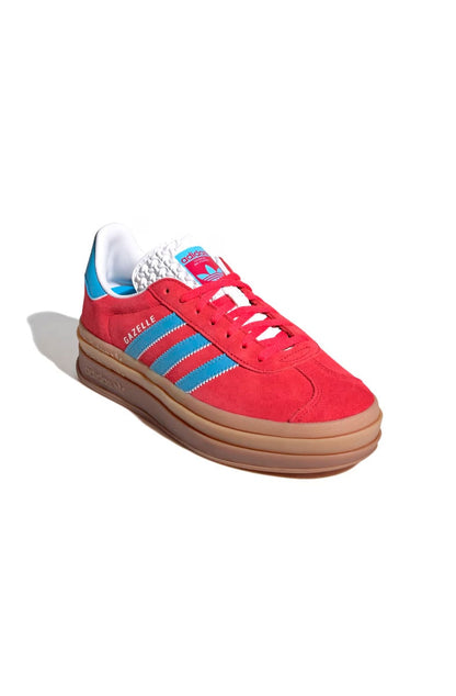 Tênis Adidas Gazelle Bold Feminino Vermelho/Azul IE0421
