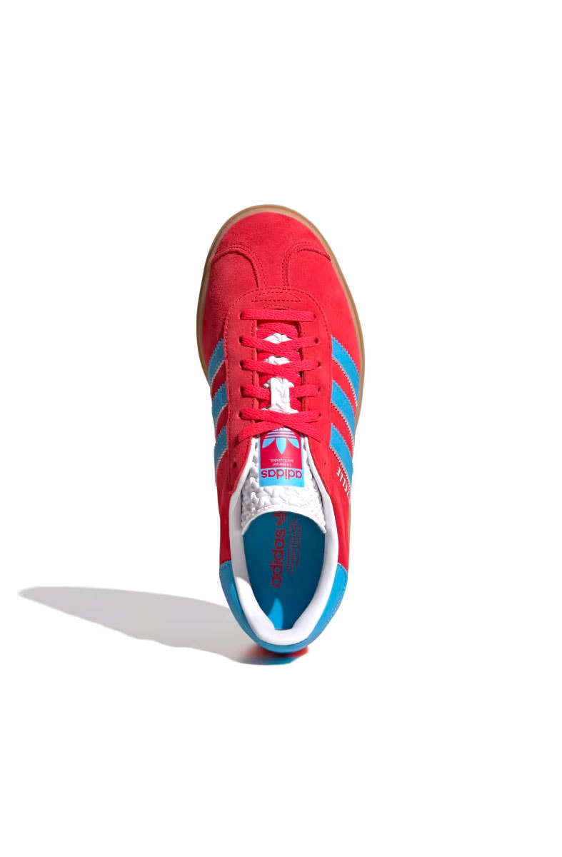 Tênis Adidas Gazelle Bold Feminino Vermelho/Azul IE0421