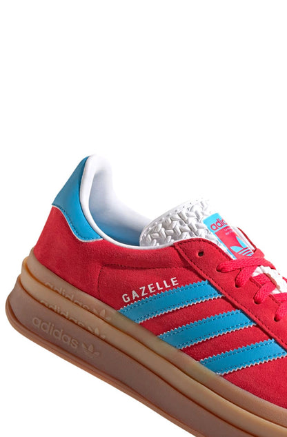 Tênis Adidas Gazelle Bold Feminino Vermelho/Azul IE0421