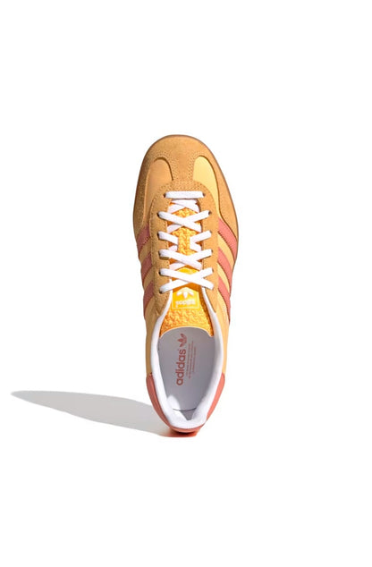 Tênis Adidas Gazelle Indoor Feminino Laranja/Amarelo IE2959