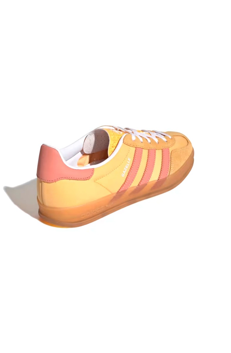 Tênis Adidas Gazelle Indoor Feminino Laranja/Amarelo IE2959