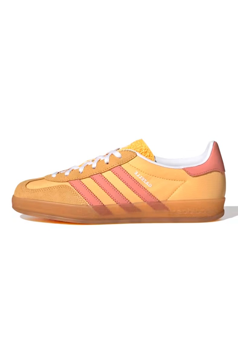 Tênis Adidas Gazelle Indoor Feminino Laranja/Amarelo IE2959