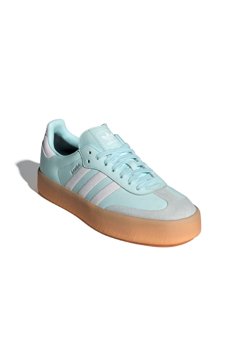 Tênis Adidas Sambae Feminino Azul Claro/Prata ID0435