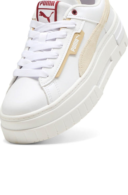 Tênis Puma Mayze Crashed Feminino Branco/Bordo 392495-10