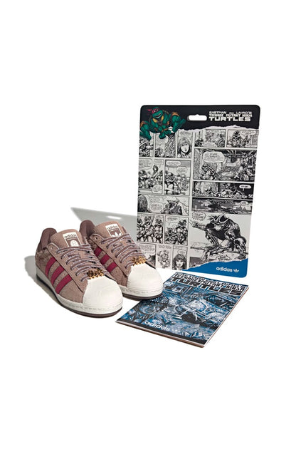 Tênis Adidas Superstar TMNT Shell-Toe Splinter Marrom/Bordo IH4767