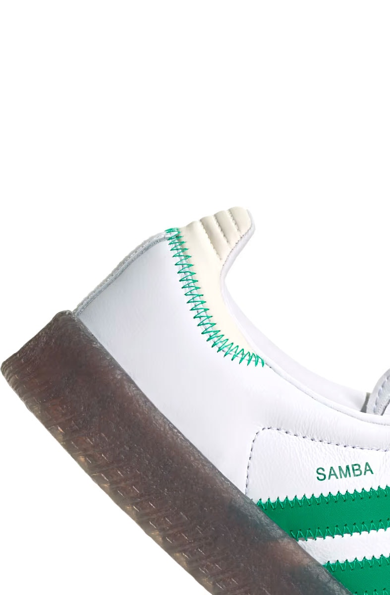 Tênis Adidas Sambae Feminino Branco/Verde IE9105