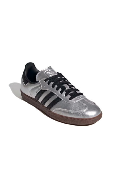 Tênis Adidas Samba OG Feminino Prata/Preto JI4218