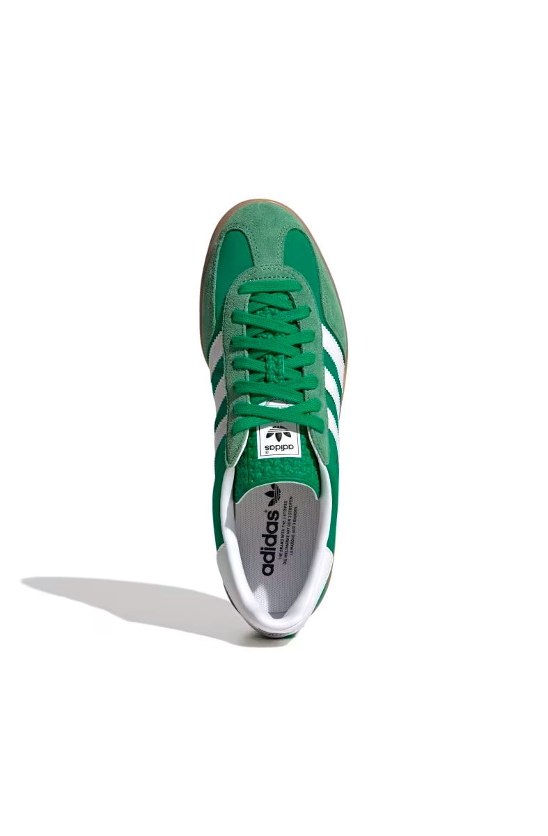 Tênis Adidas Gazelle Indoor Verde/Branco IE6605