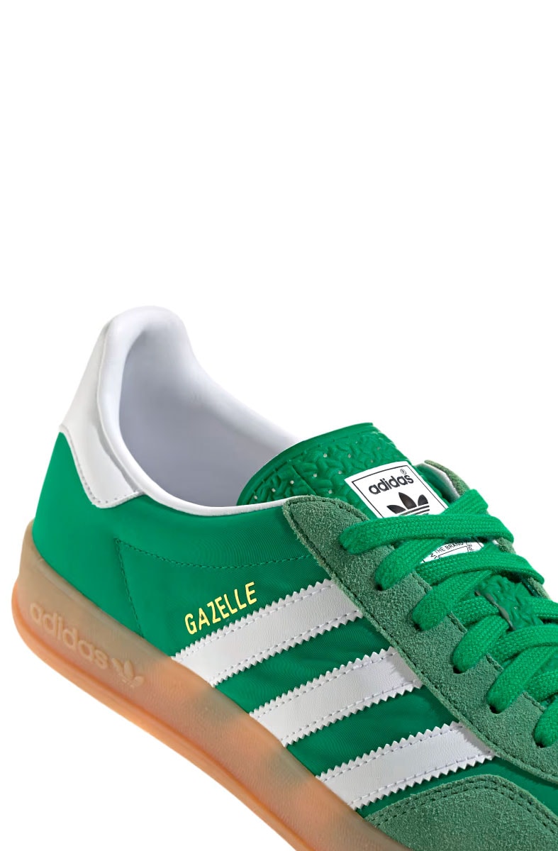 Tênis Adidas Gazelle Indoor Verde/Branco IE6605
