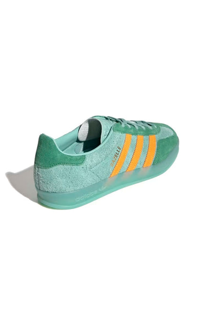 Tênis Adidas Gazelle Indoor Feminino Verde/Amarelo IG6783