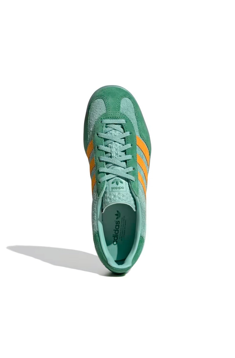 Tênis Adidas Gazelle Indoor Feminino Verde/Amarelo IG6783