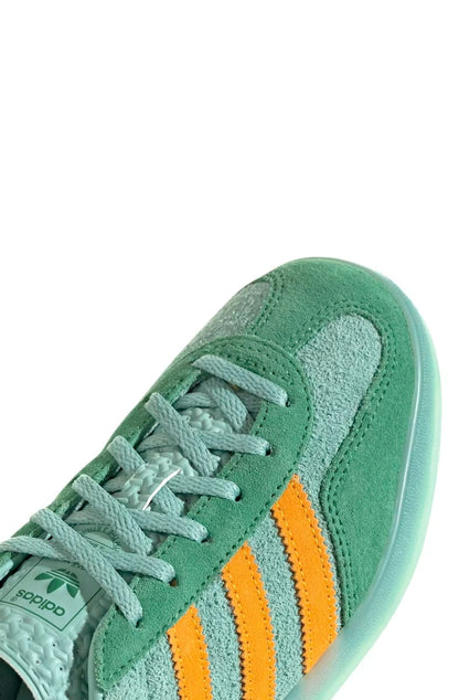 Tênis Adidas Gazelle Indoor Feminino Verde/Amarelo IG6783