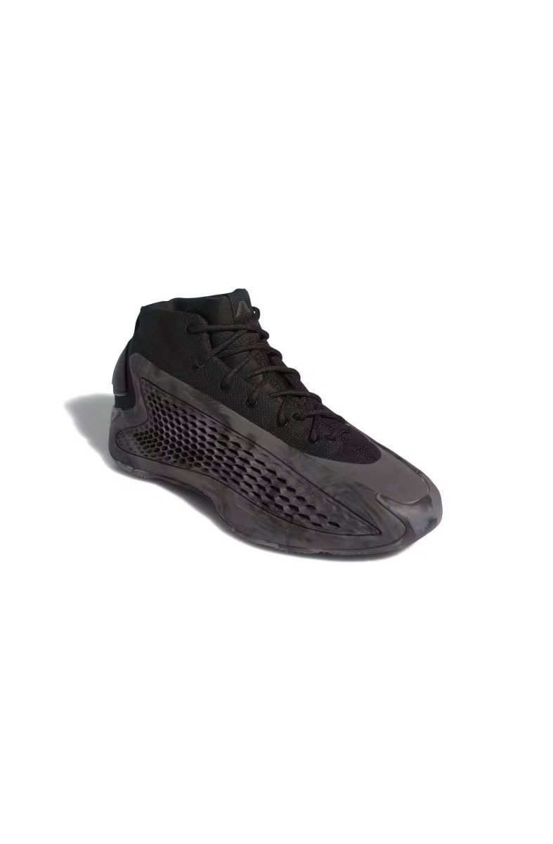 Tênis Adidas Basquete Anthony Edwards 1 Mid Preto/Cinza Escuro IG6668