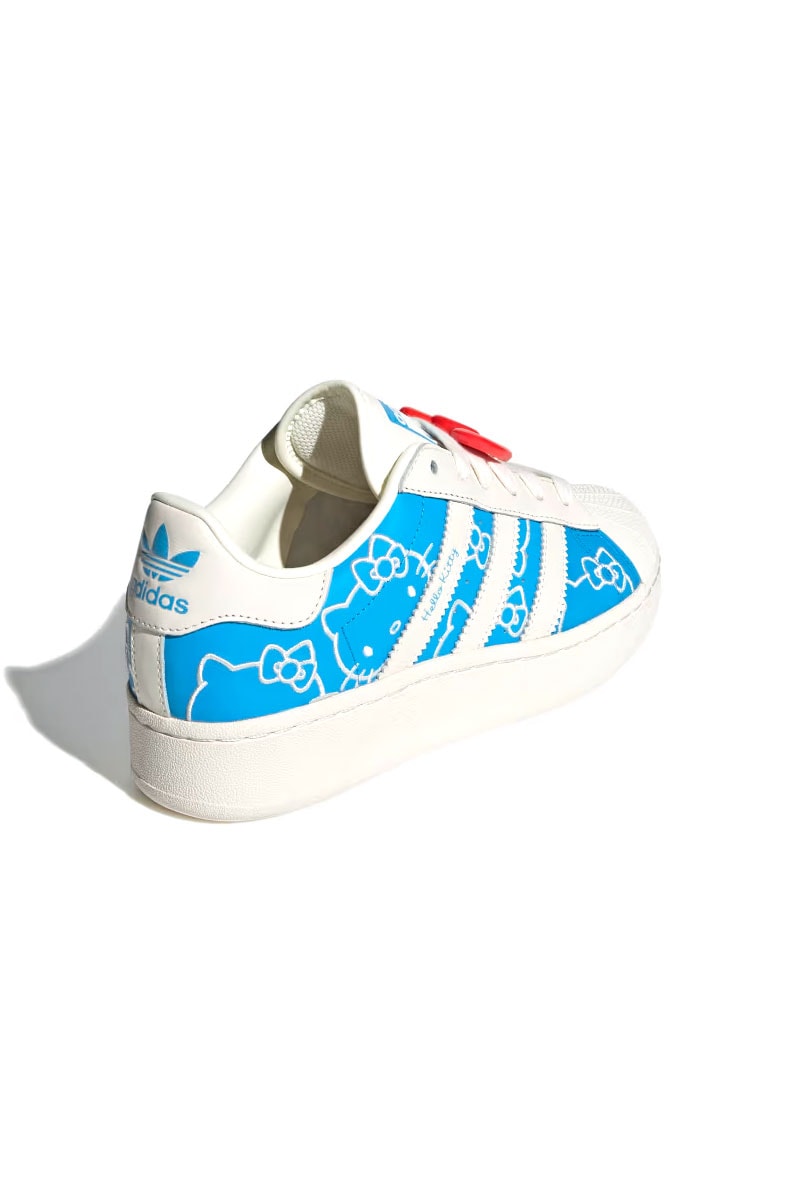 Tênis Adidas Superstar XLG Hello Kitty Azul/Branco IG4477