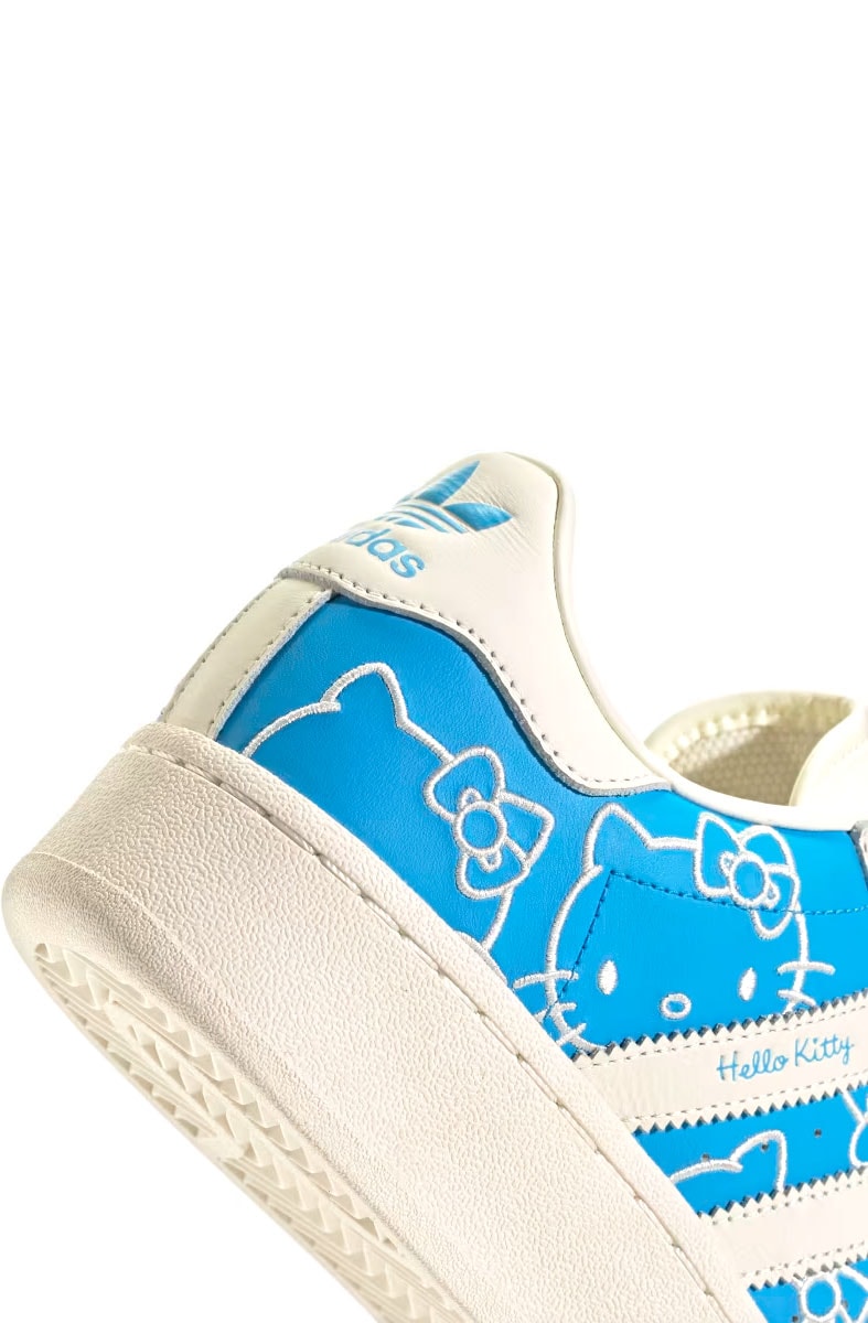 Tênis Adidas Superstar XLG Hello Kitty Azul/Branco IG4477