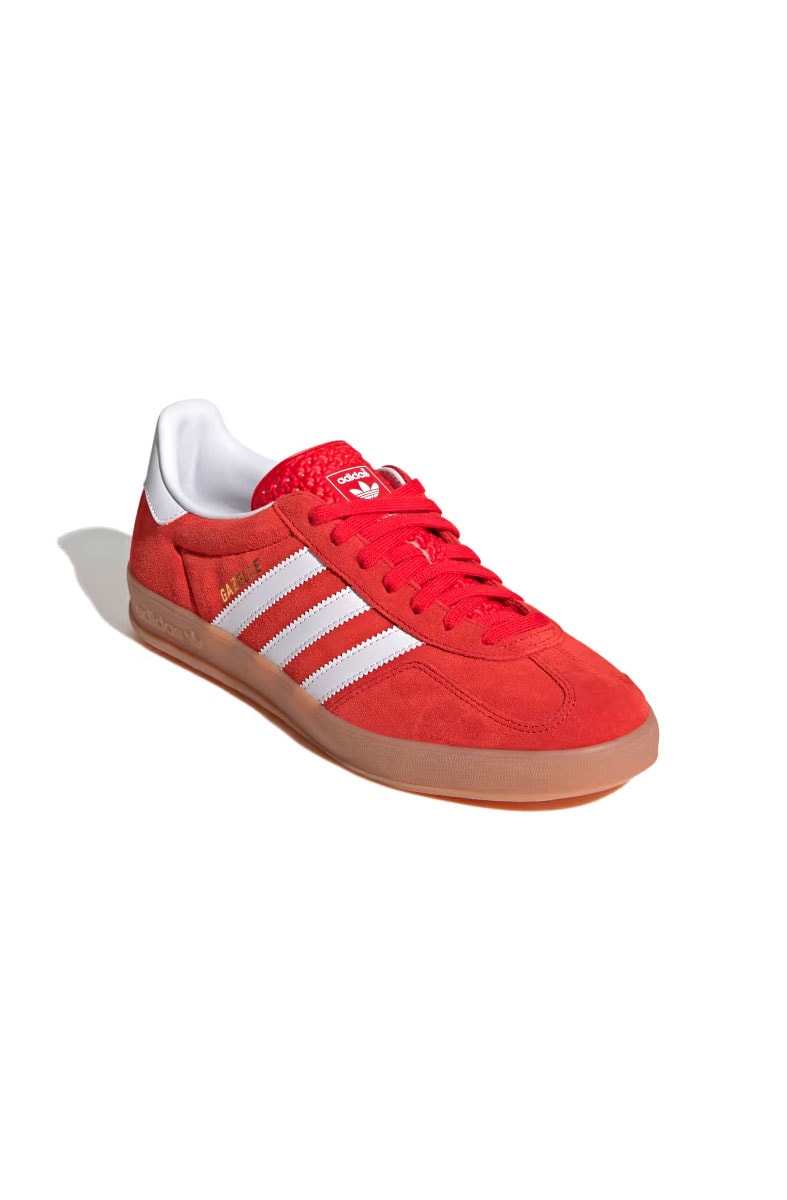 Tênis Adidas Gazelle Indoor Vermelho/Branco JI2063