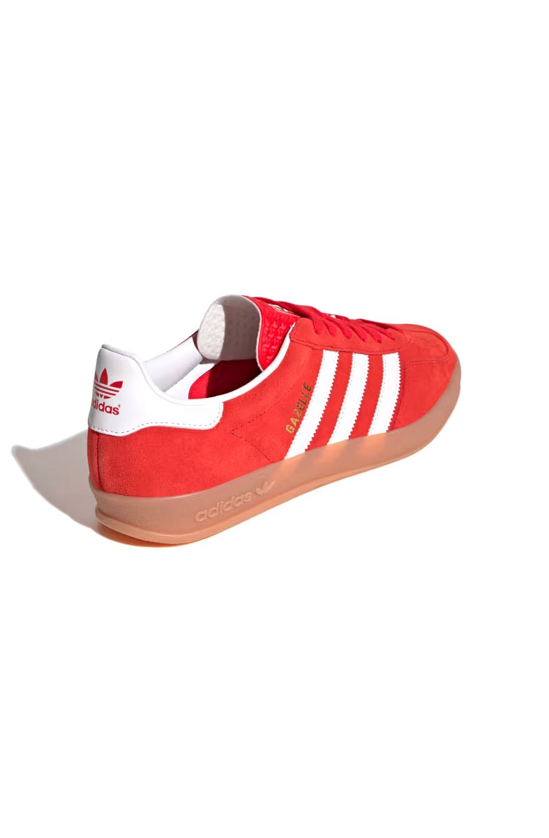 Tênis Adidas Gazelle Indoor Vermelho/Branco JI2063