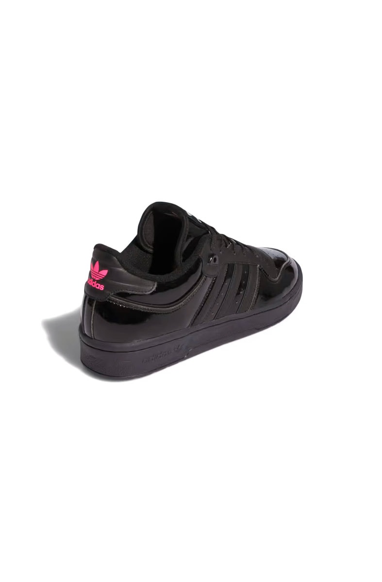 Tênis Adidas Rivalry Low PV Preto/Rosa IH8065